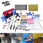 Super PDR Spring Steel Rods Dent Puller Lifter Glue Sticks Tap Down Hammer Dent Ding Hammer Car Paintless Dent Repair Tools Kit CM World