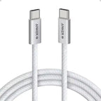 Anker Zolo 240W Type C Fast Charging Cable USB C to USB C Cable Braided and Dirt-Free Slim Connector for iPhone 16 Series