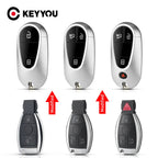 KEYYOU For Mercedes Benz W205 W203 W204 W210 W211 W212 A B E S G Class Key GLC CLA AMG BGA NEC 2000+ Year Modified Car Key Case CM World