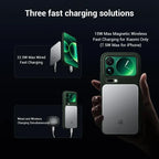 Xiaomi Jinshajiang 5000mAh 22.5W MAX Ultra Thin Portable External Battery Fast Charging Power Bank for iPhone Smartphones