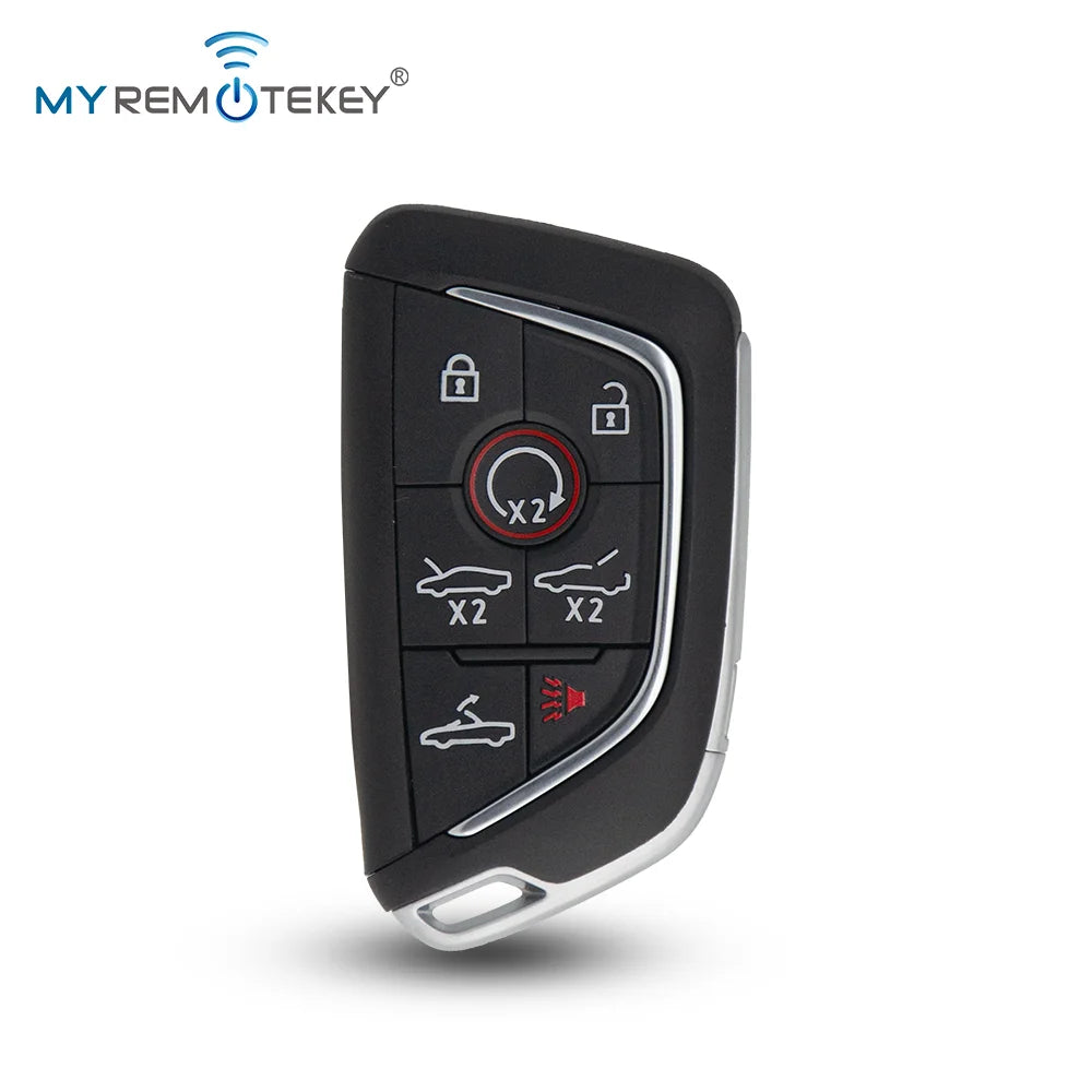MYremotekey FCC YG0G20TB1 smart key shell 6/7 button for 2020-2021 Chevrolet Corvette C8 PN 13538851 13538852 CM World