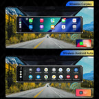 D90 11.26" 4G+64G 4G Android 14 AI Screen GPS Navigation Carplay Android AUTO Dual Lens Dash Cam RearView Mirror Video Recorder