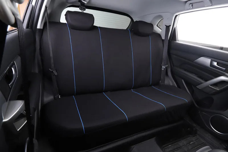 5 Seats Set Rear Front Car Seat Cover Universal Automobiles Seat Covers Protector Polyester Four Seasons