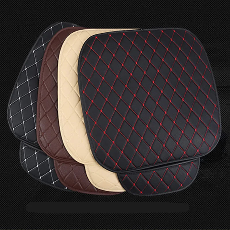 Universal Car Seat Covers PU Leather Seat Cover Auto Interior Accessories Mat Protector Car Leather Support Pad Car Seat Covers CM World