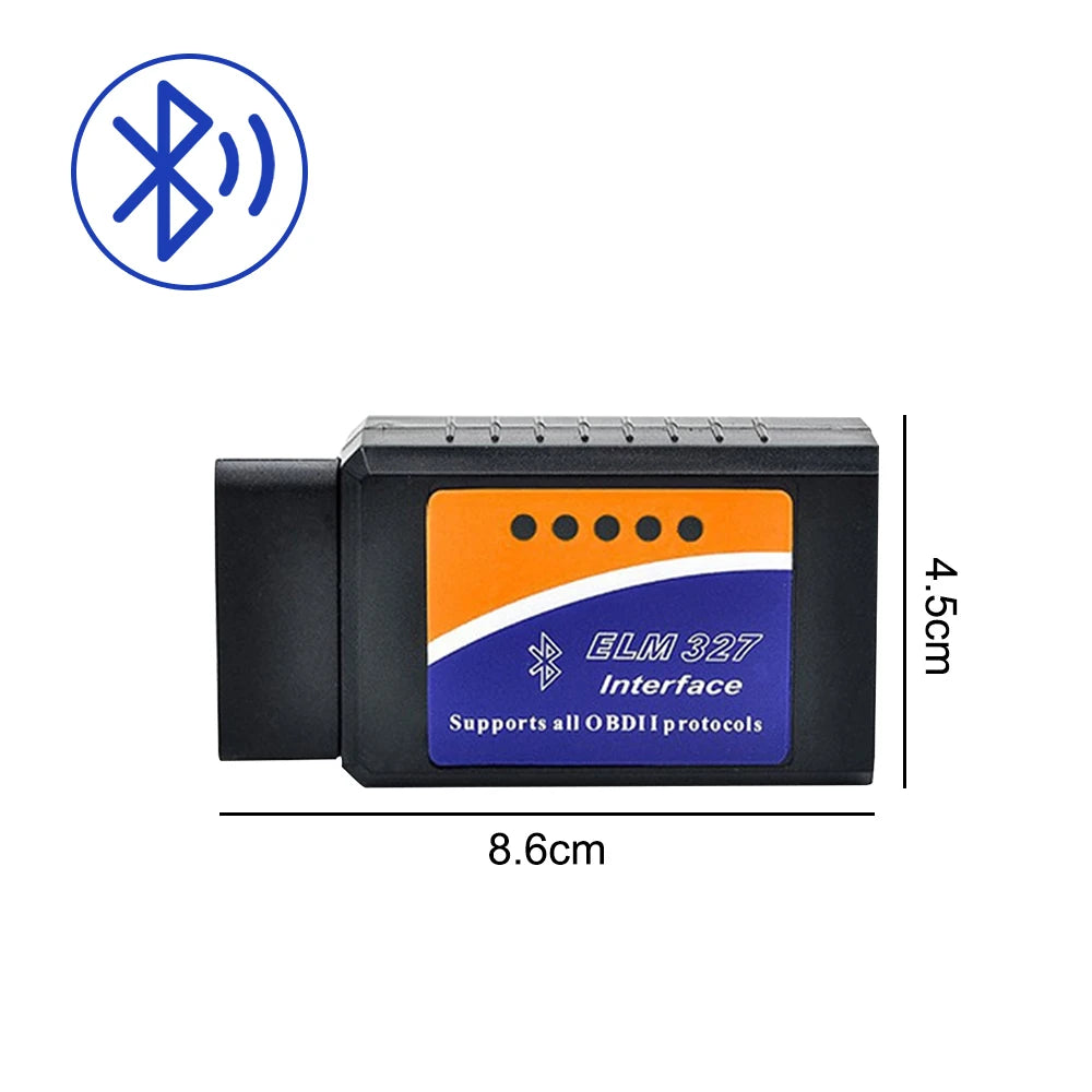 OBD2 Scanner ELM327 Car Diagnostic Detector Code Reader Tool V1.5 WIFI Bluetooth OBD 2 for Android IOS Auto Scan Repair Tools Car Mobile World