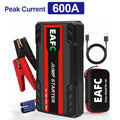 2000A/1200A High Power Car Battery Jump Starter Portable Car Battery Booster Charger Booster Power Bank Starting Device USB Port
