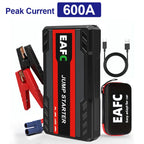 2000A/1200A High Power Car Battery Jump Starter Portable Car Battery Booster Charger Booster Power Bank Starting Device USB Port