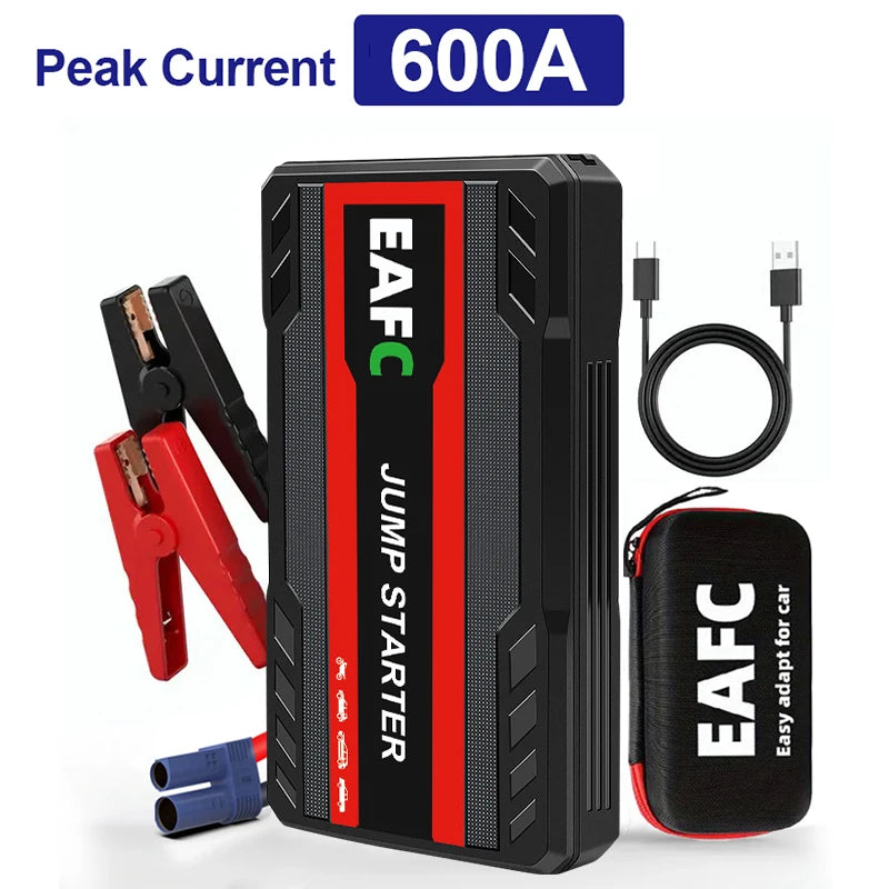 2000A/1200A High Power Car Battery Jump Starter Portable Car Battery Booster Charger Booster Power Bank Starting Device USB Port
