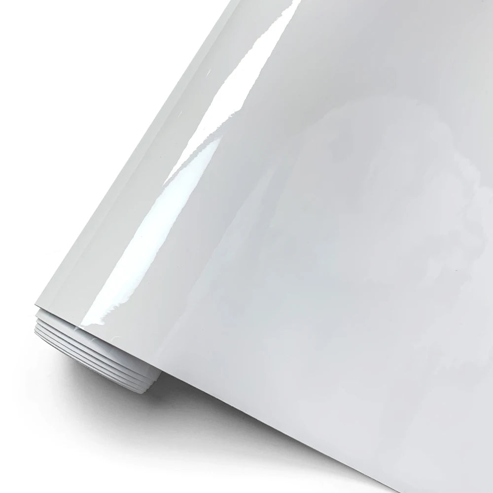 145cmx200cm Car Vinyl Wrap Hood Roof Cover for Car Tuning Accessories Custom Size Sticker Glossy White Auto Door Protective Film Car Mobile World