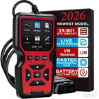 Professional Obd2 Diagnostic Scanner Tool, USB Powered, Engine Fault Detector, Code Reader, Battery Tester, I/M Readiness Status, Code Eraser, Supports 10 Languages, Suitable for All Obd Ii Protocol Cars Manufactured since 19 Car Mobile World