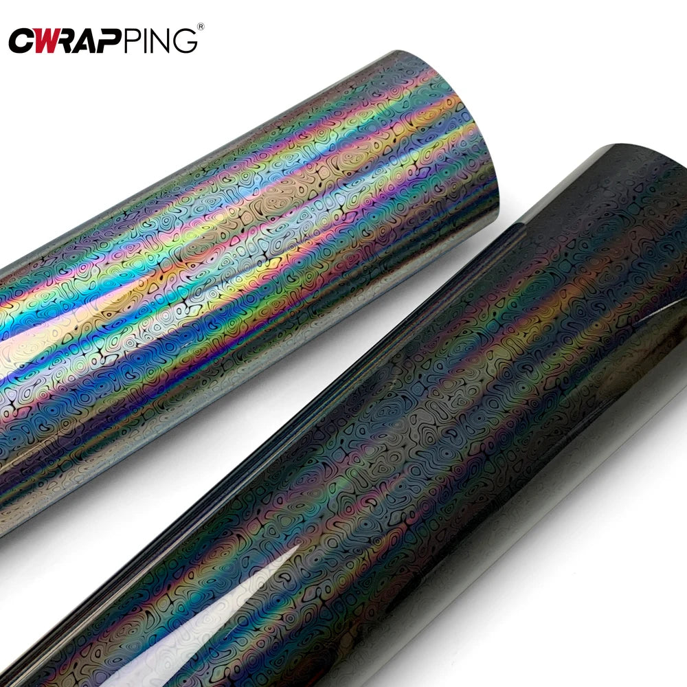 Car Adhesive Vinyl Wrap Film PVC Anti-Scratch Auto Body Decoration Air Release Wrap Sticker Modified Film for Car Accessories Car Mobile World