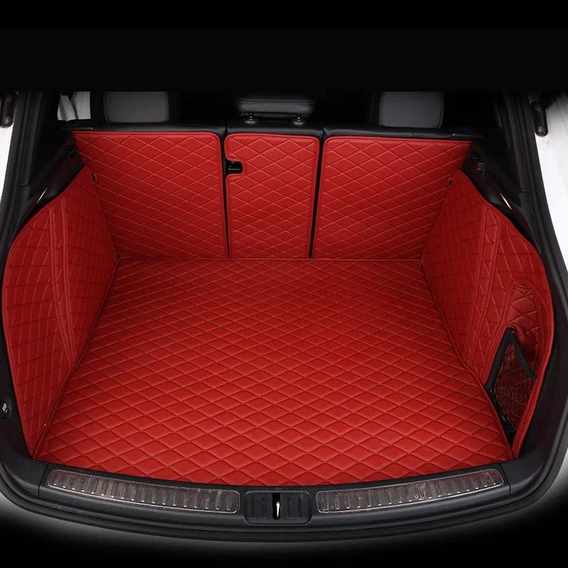 Durable Custom Leather Colorful Car Trunk Mat Boot Linner For Hyundai Ioniq 5 2022 2023 Auto Carpet Accessories Interior Parts Car Mobile World