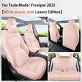 TCYZ For Tesla New Model Y Juniper 2025 Full Set Seat Covers Leather Breathable Car Seat Cover Cushion Protector Replacement CM World