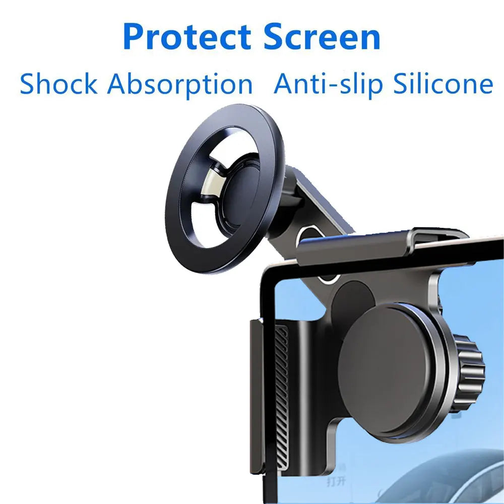 TEEQ For Tesla Model Y Junipe 2025 Model 3 HIGHLAND 2024 Cybertruck BYD Seal Car Phone Mount Holder 15W Magnetic Wireless Charge CM World