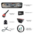 SINJET for Zeekr 7X Streaming Media Rearview Mirror Driving Recorder HD Dual Camera Night Vision Car Accessories Backup Camera