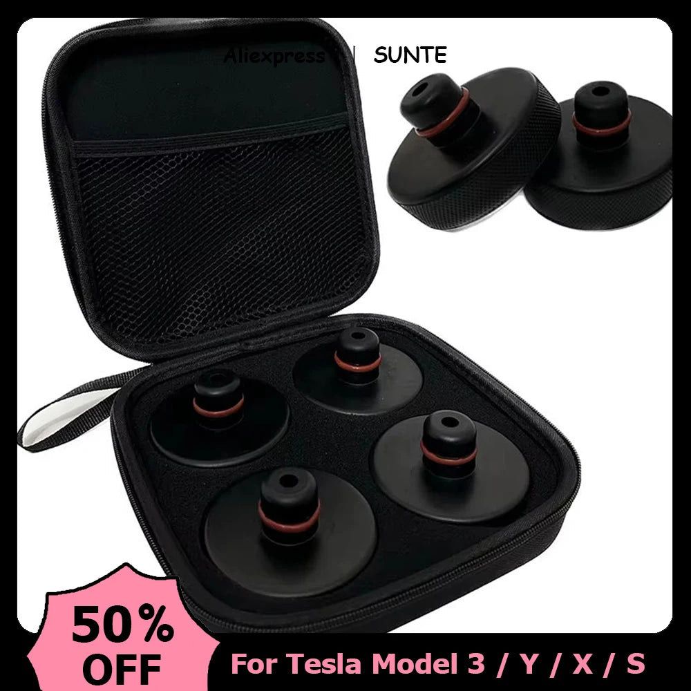 For Tesla Silicone Jack Lift Pad Point Adapter For Tesla Model 3 Model Y Model S Model X CM World