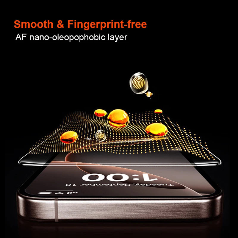 2Pcs Screen Protector For iPhone 17 Pro Max Air Easy Installation Tempered Glass Anti-Scratch Protective Film For iPhone 17Pro Car Mobile World