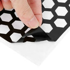Car Honeycomb Stickers Car Stylish Tail Lights DIY Hollow Protector Decals Auto Rear Lamp Decoration Wrap Film Sticker Car Mobile World