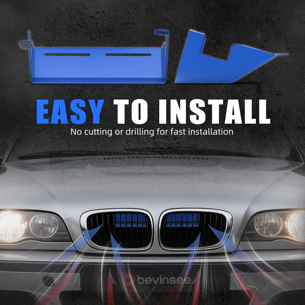 Aluminum Air Intake Scoops for BMW E90 E92 E93 323i 325i 328i 330i 335i 335d for BMW N54 N55 Engine 2007-2012 CM World