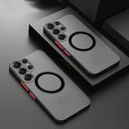 For Magsafe Matte Magnetic Case For Samsung Galaxy S26 S25 S24 S23 S22 S21 Ultra Plus FE Shockproof Frosted Wireless Charge Cove