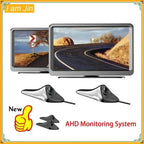 6.25 Inch 2 Channel Car Digital AHD Electronic Rearview Mirror BSD Warning System Side View Blind Spot Parking Assist System