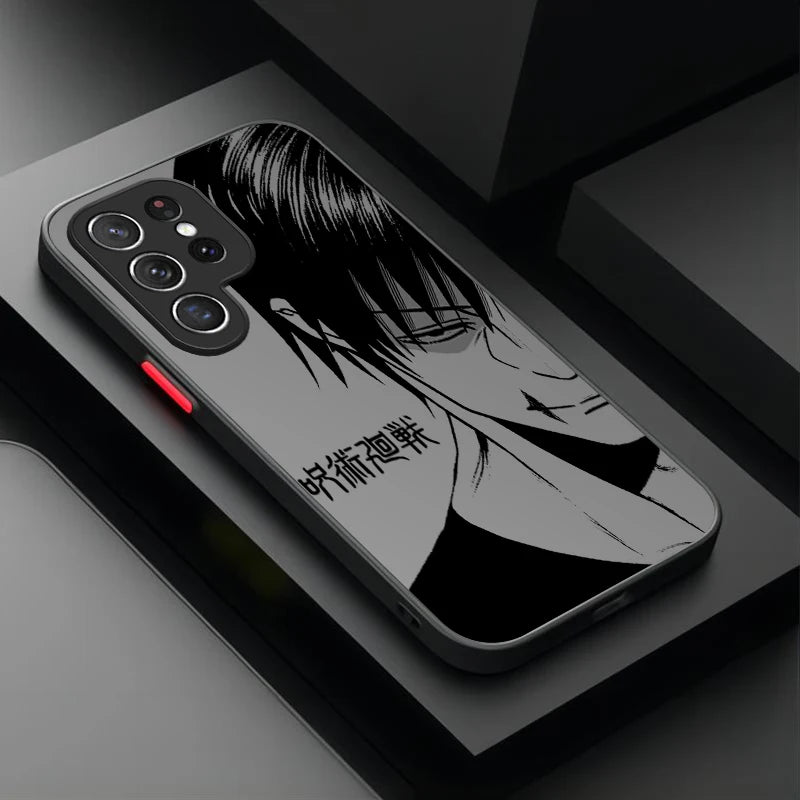 Jujutsu Kaisen Phone Case for GOJO SATORU Samsung Galaxy S26 Edge S25 S24 S23 Ultra S22 Pro S21 Plus FE A07 4G A17 A37 A57 Cover