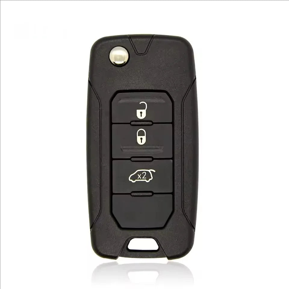 2 3 4 Buttons Car Key Housing Key Case Shell for Jeep Renegade Compass Patriot Liberty Wrangler Renegade 2015 2016 2017 2018 CM World
