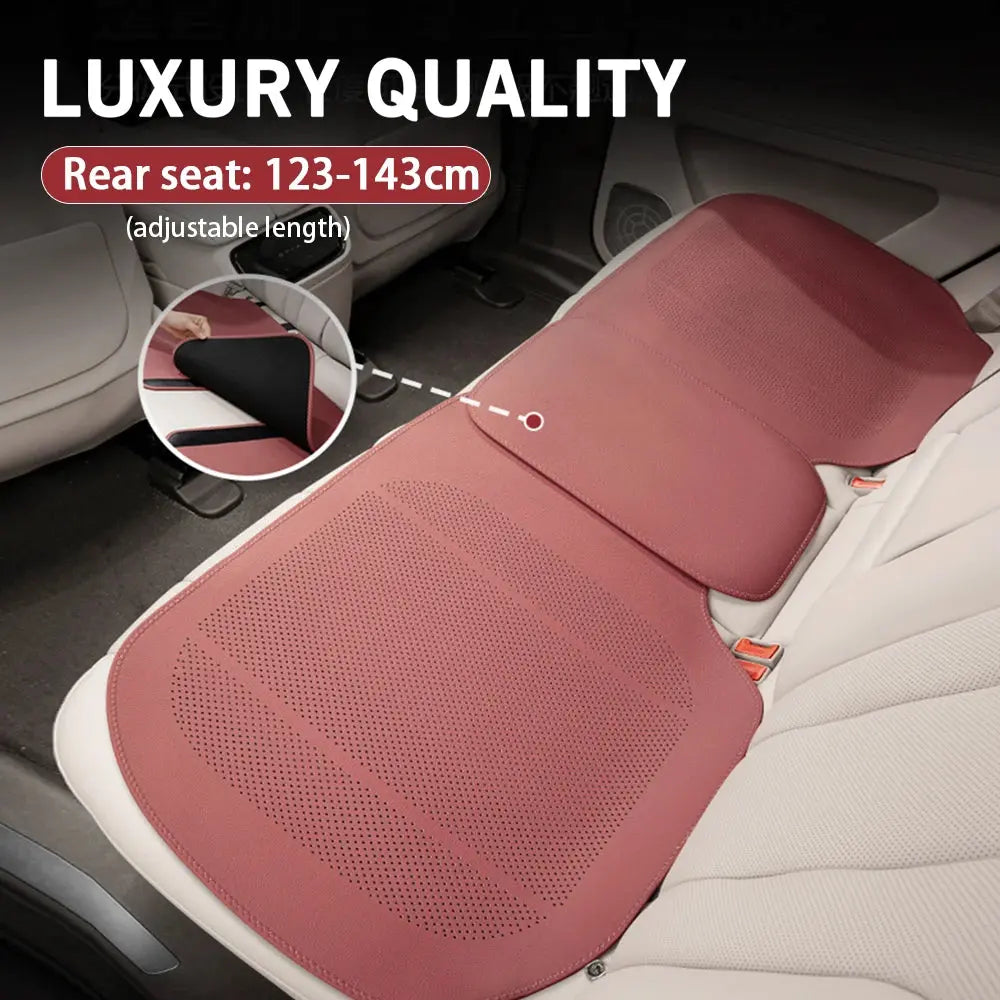 Universal Car Seat Cushion Leather Breathable Hole Summer Car Interior Car Seat Cover Four Seasons Automotive Parts Car Mobile World