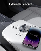 Anker USB-C Car Charger,2C1A iPhone 16 Car Charger, 67W 3-Port Compact Fast Charger, 335 Car Adapter with PIQ 3.0 for iPhone Car Mobile World