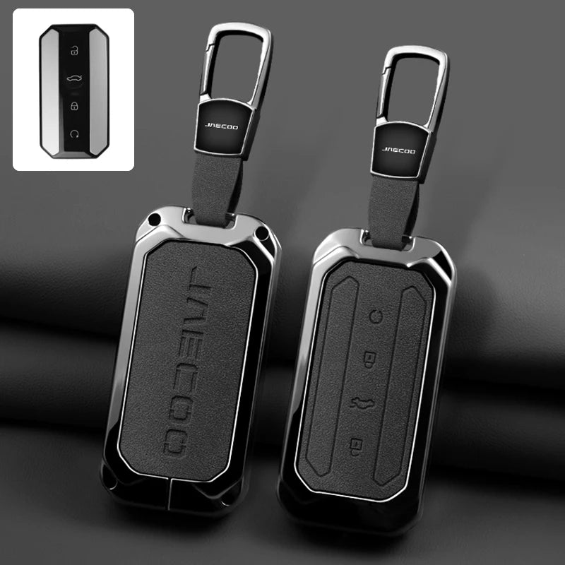 For Chery Jaecoo J5 J7 5 7 2025 2026 Keychain and Keyring Car Interior Accessories Zinc Alloy Car Key Protective Cover Suitable