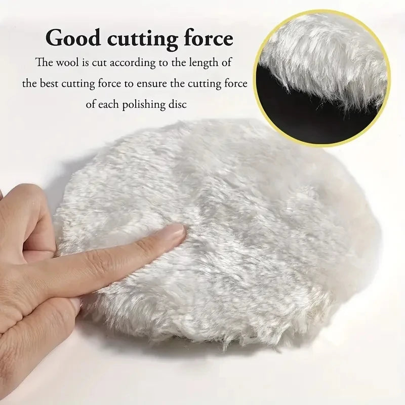 5-piece set of car beauty waxing and polishing disc cleaning brushes CM World
