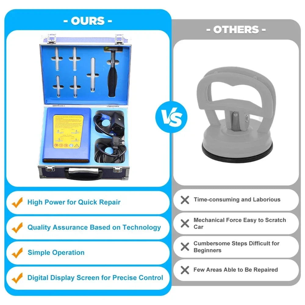 PDR Induction Heater Auto Body Dent Removal Induction Heater Removing Paintless Dent Repair Tool 220V/110V 150KHZ CM World