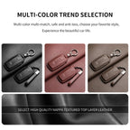 Leather Car Key Case Cover For Touareg 2019 2020 2021 2022 2023 2024 2025 2026 Key Protection Garnish Accessories