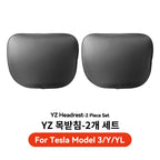 YZ for Tesla Travel Neck Pillow Model Y YL 3 Highland Headrest Lumbar Support Breathable Memory Foam Cushion Juniper Accessory