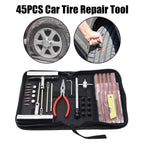 Tyre Repair Kit 45PCS Motorcycle Car Accessories Studding Tool Set Puncture Pug Set Car Tire Repair Tool  Auto Bike Tire Repair CM World