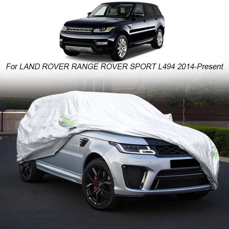 Car Cover Rain Frost Snow Dust Waterproof For Land Rover Discovery Sport Defender Range Rover Evoque Velar Anti-UV Cover Accesso Car Mobile World