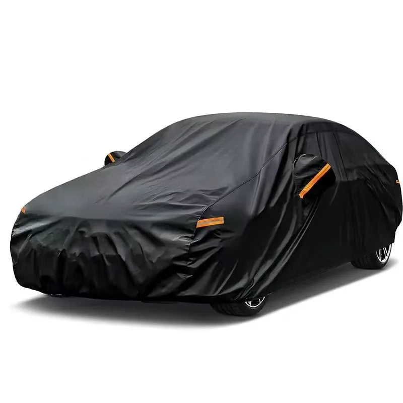 Full Car Protective Cover 190T Single Layer Waterproof Sun UV Protection All Season Universal Cover CM World