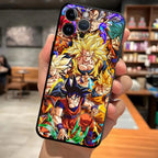 Dragon Ball Goku Vegeta Case for iPhone 17Air XR 15 16 14 Plus 13 12 11 17 Pro Max XS Max 7 8 Black Soft Phone Cover