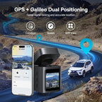 Baseus 3K Dash Cam VD1 Front and Rear Cam HD Built-in GPS Galileo Supercapacitor Car DVR Car Camera Recorder Support 24H Parking Car Mobile World