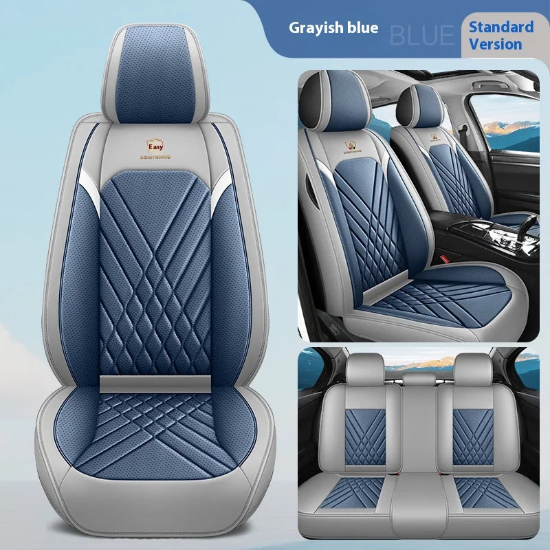 Five-Seat Car Seat Covers Full Wrap Simple Design Multiple Color Options Universal Fit for Most Cars