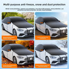Universal Oxford Fabric Car Front Windscreen Cover Car Windshield Snow Sun Shade Cover With Reflective Stripe Winter Snow Cover