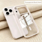 Fashion for Magsafe Wireless Charge Phone Case for IPhone 17 Air 16 15 14 Plus 13 12 Pro Max Transparent Acrylic Back Cover