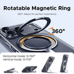 UGREEN for iPhone 17 Pro Max 360° Magnetic Stand Case Cover for iPhone 17pro for Magsafe Rotatable Magnet Kickstand Case Car Mobile World