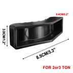 2PCS Universal Car Rubber Slotted Jack Stand Pad Lift Pads Adapter Repair Tool 3 / 6 Ton Frame Stand Rail Pinch Adaptor Black CM World