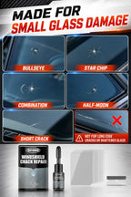 Windshield Crack Repair Fluid – Car Glass Resin Glue, Restores Clarity & Fixes Scratches, Cures Quickly, DIY Auto Repair Kit