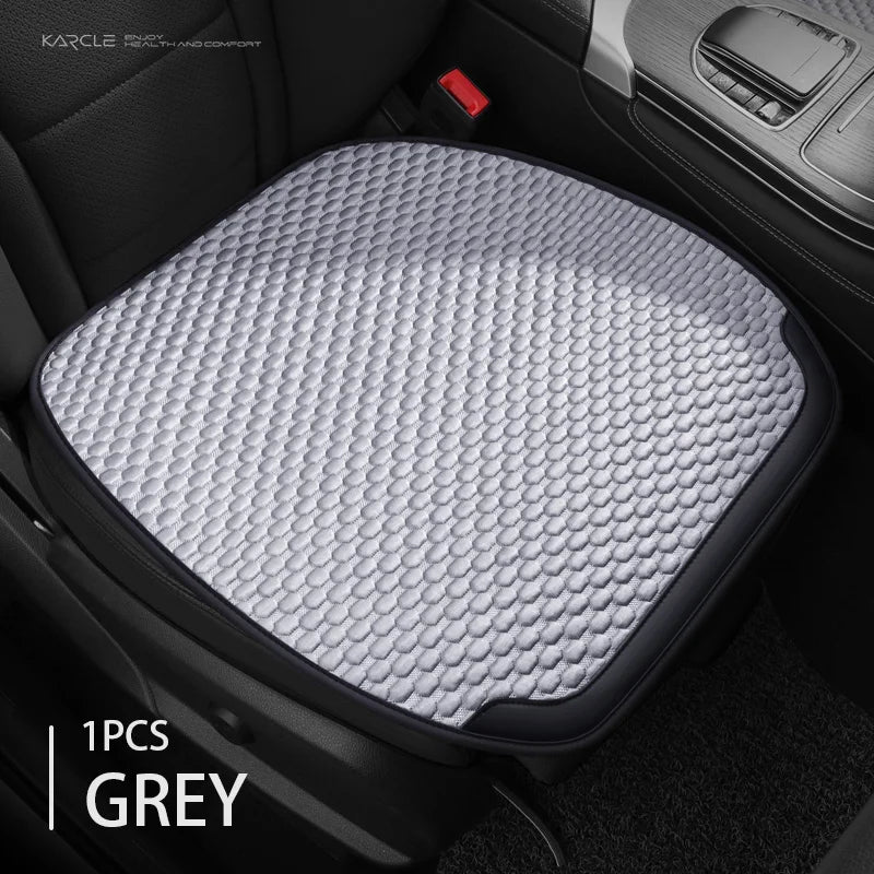 Universal Ice Silk Car Seat Covers Breathable Car Seat Covers Full Set Sweat Absorption Auto Seat Cushion Pad Car Accessories CM World