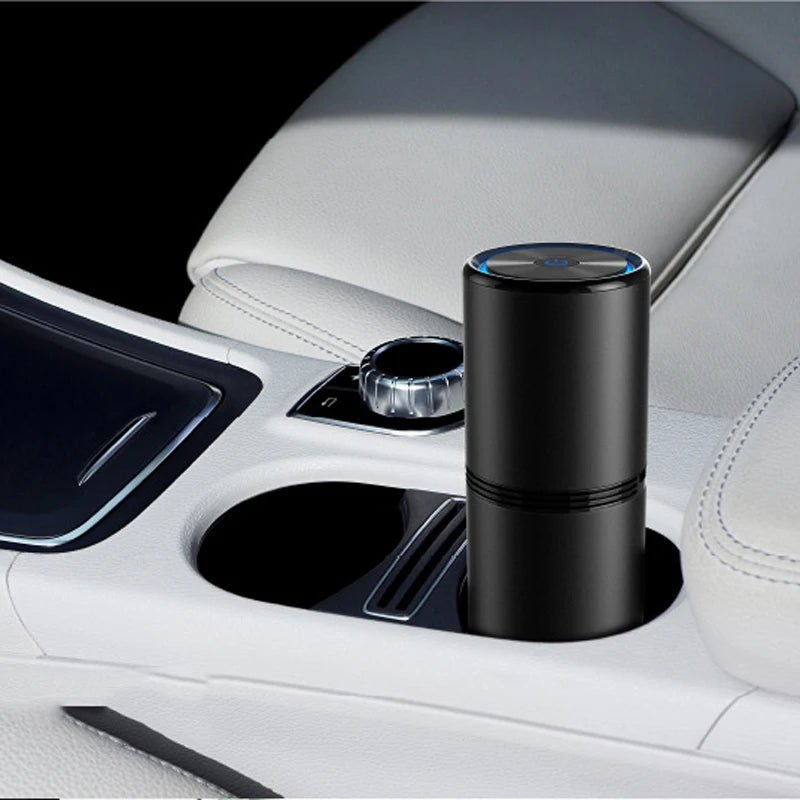 12M Negative Ion Generator USB Car Air Purifier Filterless Aluminum Alloy Body Auto Start Dust & Sterilization Home Air Cleaner Car Mobile World