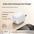 Anker 30w Pd Fast Charger Low Temperature Certified Usb C Power Adapter For Phone 16 Pro Max 15 Pro Max Charging Plug Car Mobile World