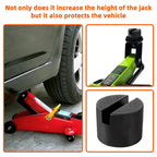 YONGRUN 1/2PCS Jack Rubber Pad Universal Jack Rubber Support Pad Frame Protection Car Disassembly Maintenance Tool Rubber Block CM World