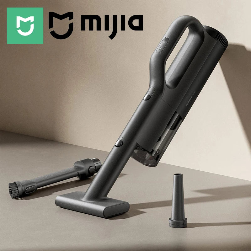 MIJIA Car Vacuum Cleaner 21kPa Suction,2400mAh Battery,Type-C Fast Charg,150mL Dust Cup,For Home Wireless Vacuum Cleaners Car Mobile World